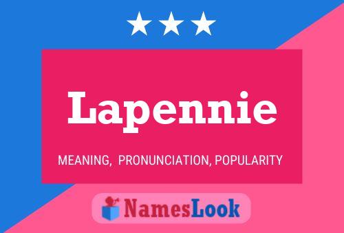 Lapennie Name Poster