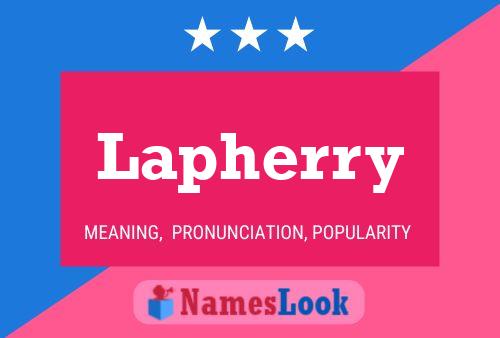 Lapherry Name Poster