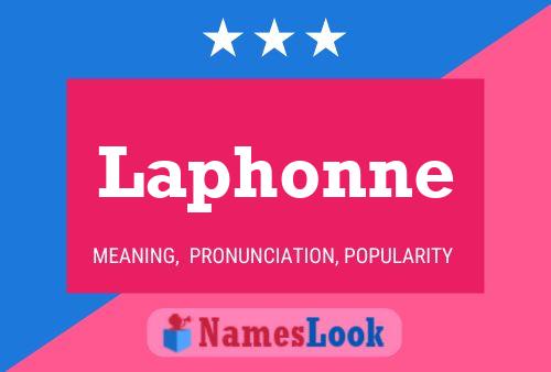 Laphonne Name Poster