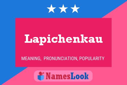 Lapichenkau Name Poster