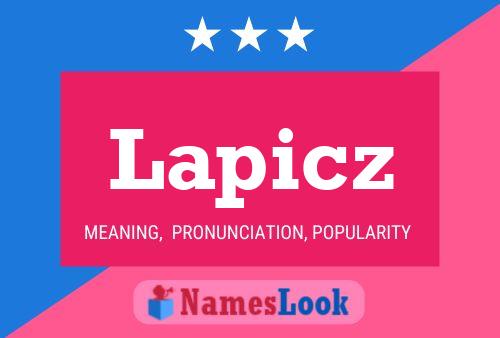 Lapicz Name Poster