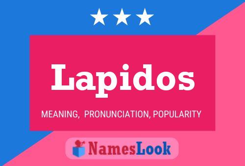 Lapidos Name Poster