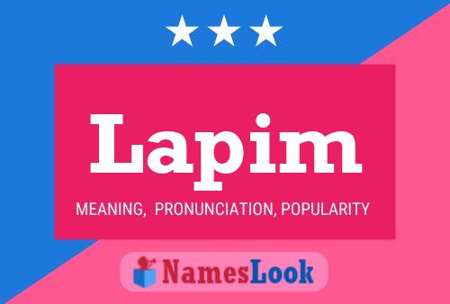 Lapim Name Poster