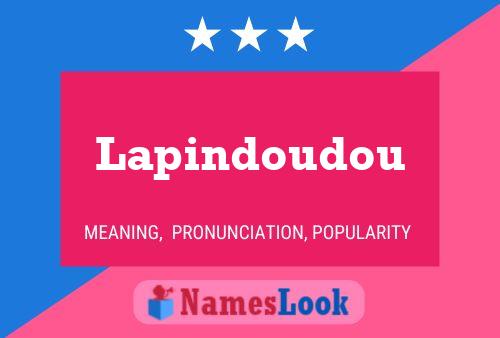 Lapindoudou Name Poster