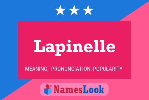 Lapinelle Name Poster