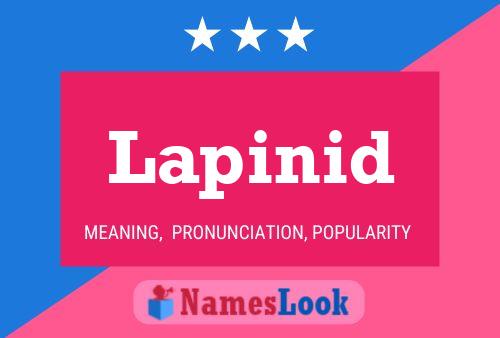 Lapinid Name Poster