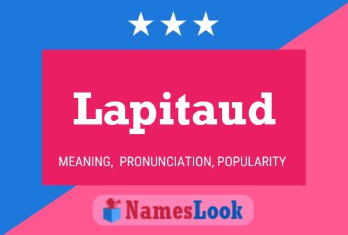 Lapitaud Name Poster