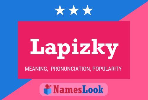 Lapizky Name Poster