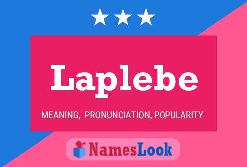 Laplebe Name Poster