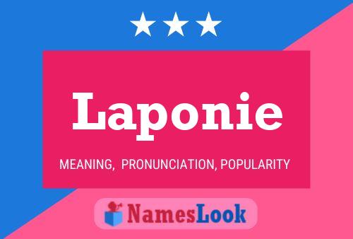 Laponie Name Poster