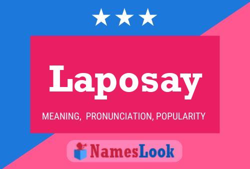 Laposay Name Poster