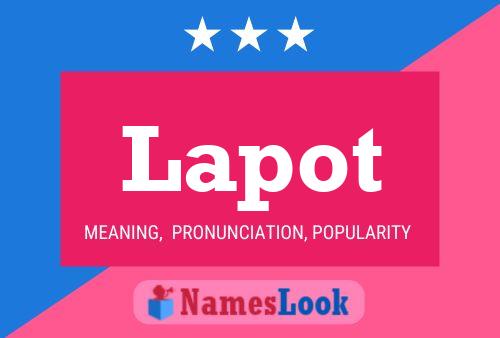 Lapot Name Poster