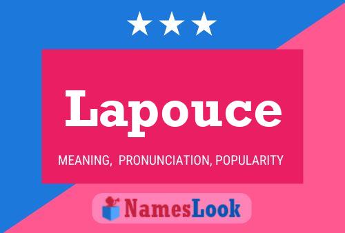 Lapouce Name Poster