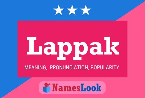 Lappak Name Poster