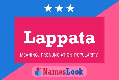 Lappata Name Poster