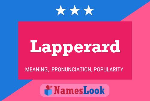 Lapperard Name Poster