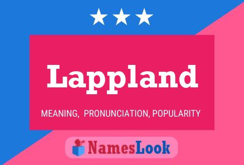 Lappland Name Poster