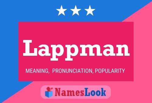 Lappman Name Poster