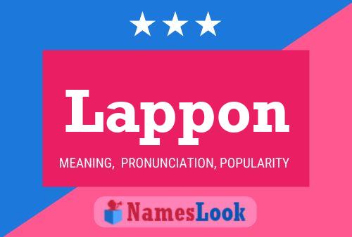 Lappon Name Poster