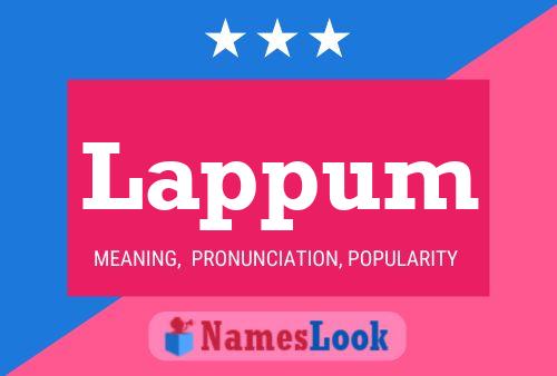 Lappum Name Poster