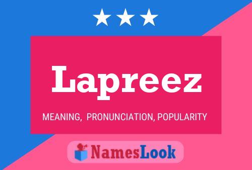 Lapreez Name Poster