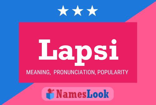 Lapsi Name Poster