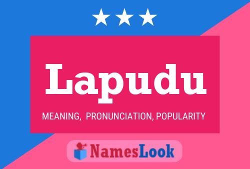 Lapudu Name Poster