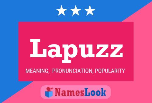 Lapuzz Name Poster