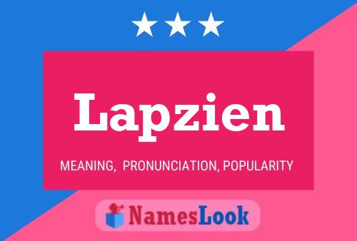 Lapzien Name Poster