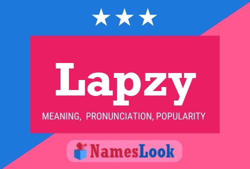 Lapzy Name Poster