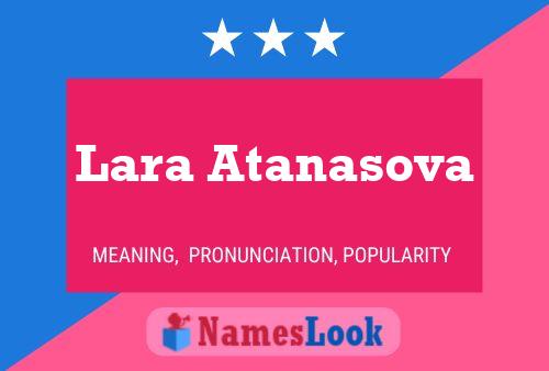 Lara Atanasova Name Poster