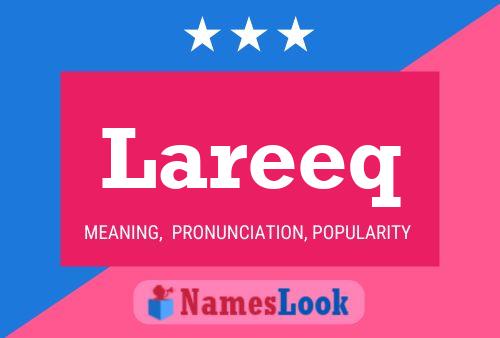 Lareeq Name Poster