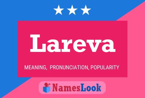 Lareva Name Poster