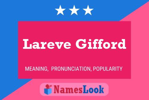 Lareve Gifford Name Poster