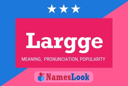 Largge Name Poster