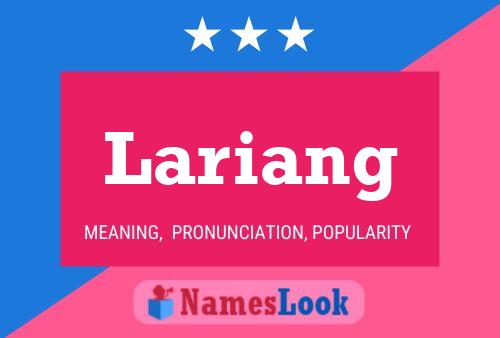 Lariang Name Poster