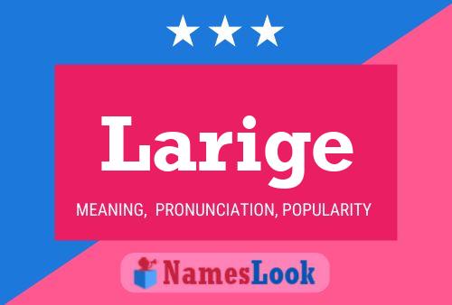 Larige Name Poster