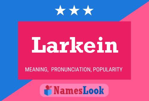 Larkein Name Poster