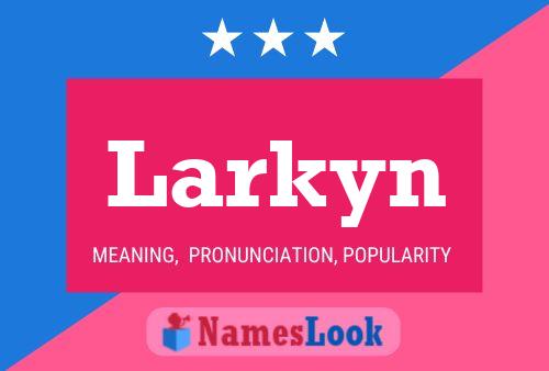 Larkyn Name Poster