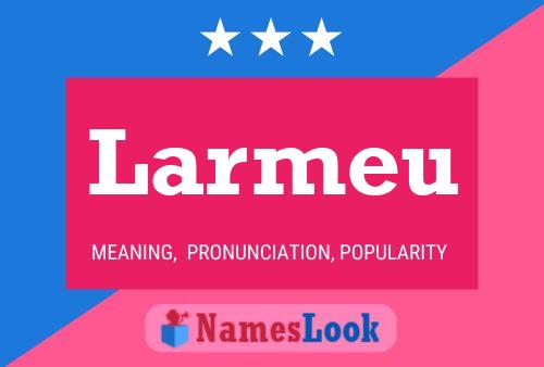 Larmeu Name Poster