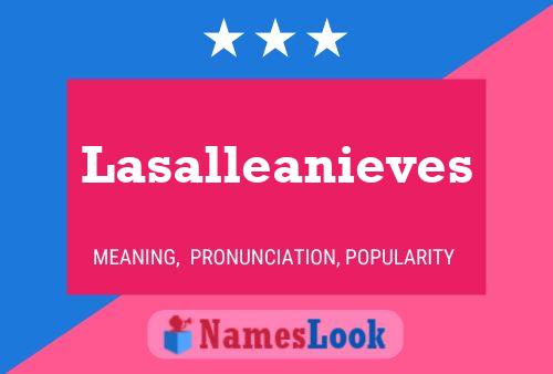 Lasalleanieves Name Poster