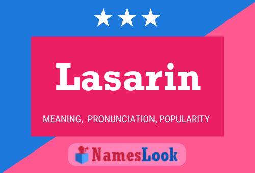 Lasarin Name Poster