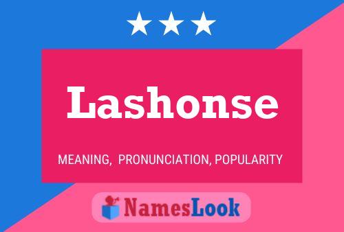 Lashonse Name Poster