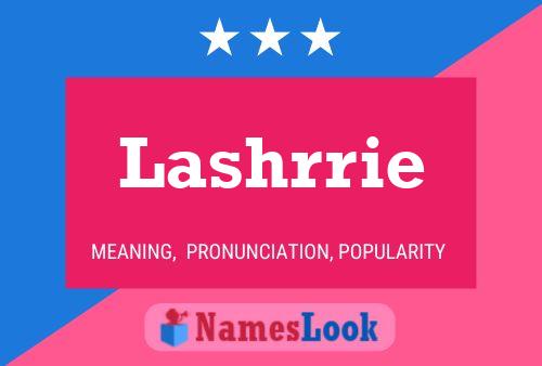 Lashrrie Name Poster