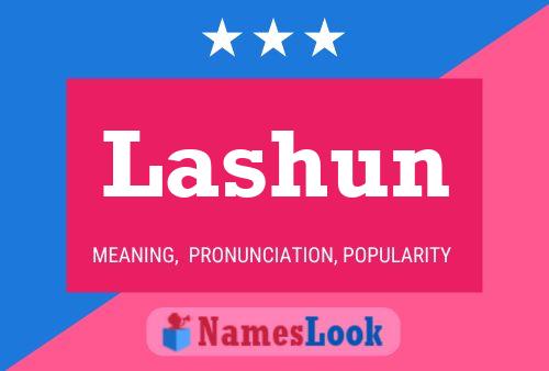 Lashun Name Poster