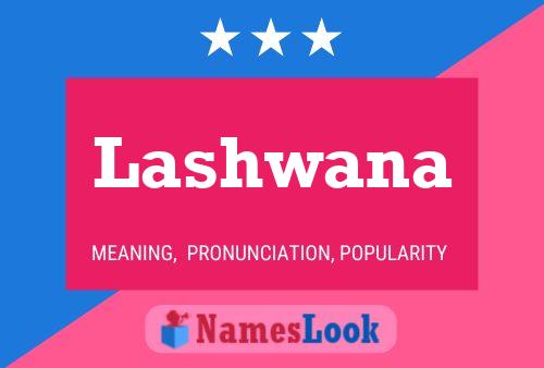 Lashwana Name Poster