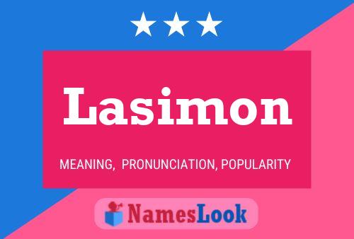 Lasimon Name Poster