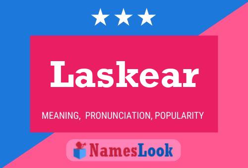 Laskear Name Poster