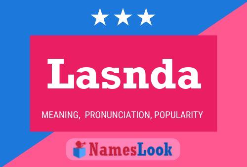 Lasnda Name Poster