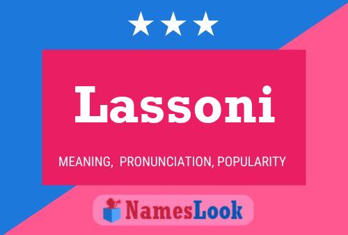 Lassoni Name Poster